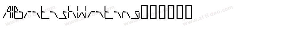 AIBritishWriting字体转换