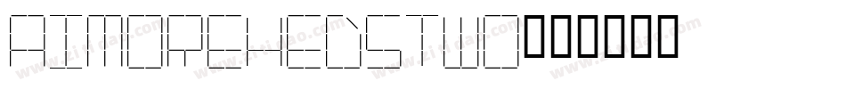 AIMoreHedsTwo字体转换