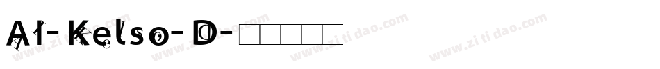 AI-Kelso-D字体转换