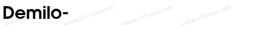 Demilo字体转换