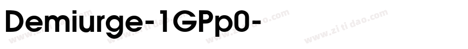Demiurge-1GPp0字体转换