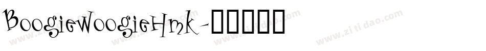 BoogieWoogieHmk字体转换
