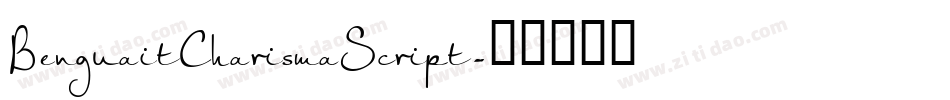 BenguaitCharismaScript字体转换