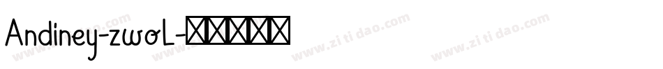 Andiney-zwoL字体转换