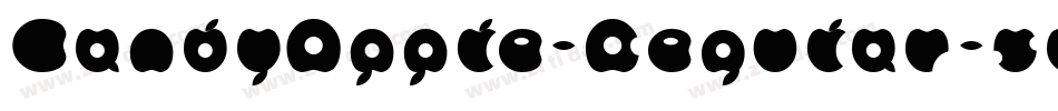 CandyApple-Regular-sample字体转换