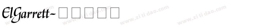 ElGarrett字体转换