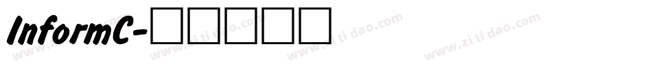 InformC字体转换