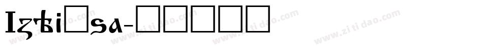 Izhitsa字体转换
