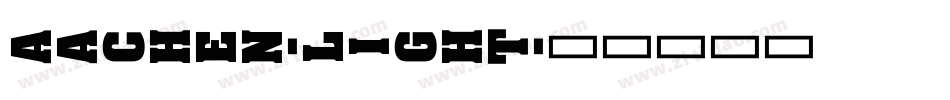 Aachen-Light字体转换