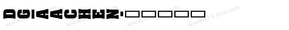 DG_Aachen字体转换