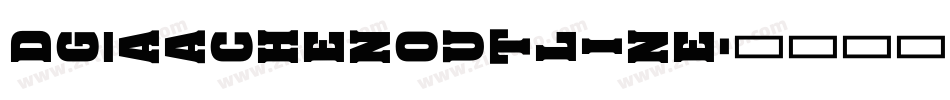 DG_AachenOutline字体转换