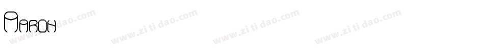 Aaron字体转换