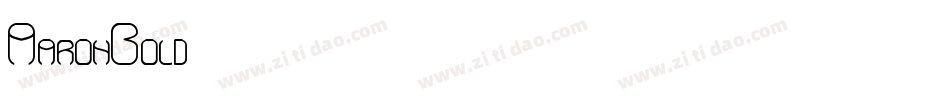 AaronBold字体转换