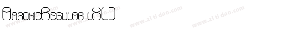 AaronicRegular-lXLD字体转换