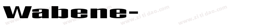 Wabene字体转换