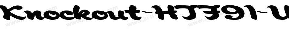 Knockout-HTF91-UltmtMiddlewt字体转换
