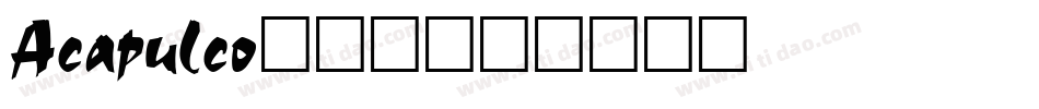 Acapulco手机版字体转换