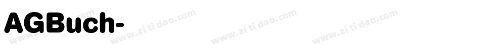 AGBuch字体转换