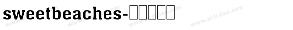 sweetbeaches字体转换