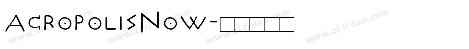 AcropolisNow字体转换