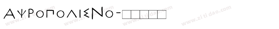 AcropolisNow字体转换