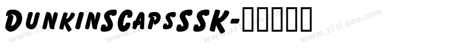 DunkinSCapsSSK字体转换