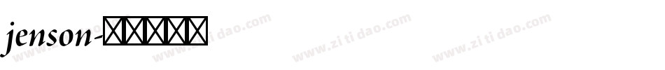 jenson字体转换