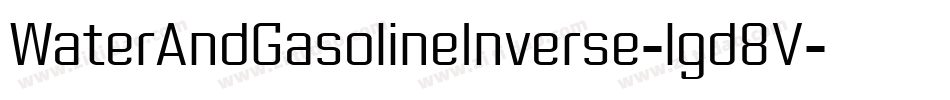 WaterAndGasolineInverse-lgd8V字体转换