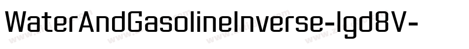 WaterAndGasolineInverse-lgd8V字体转换