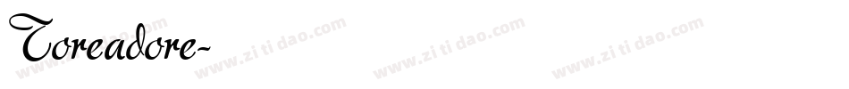 Toreadore字体转换
