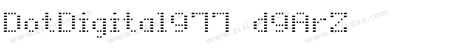 DotDigital977-d9ArZ字体转换