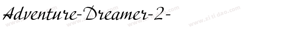 Adventure-Dreamer-2字体转换