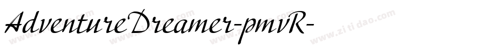 AdventureDreamer-pmvR字体转换