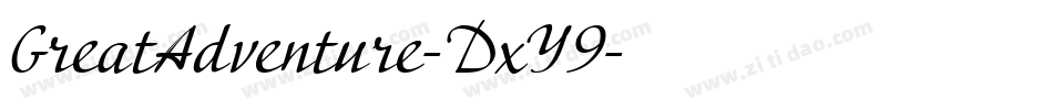 GreatAdventure-DxY9字体转换