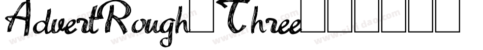 AdvertRough-Three字体转换