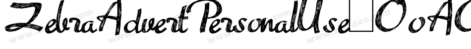 ZebraAdvertPersonalUse-O0AO字体转换