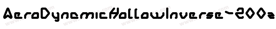 AeroDynamicHollowInverse-2OOzd字体转换