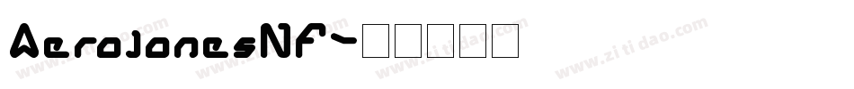 AerojonesNF字体转换