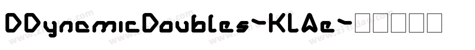 DDynamicDoubles-KLAe字体转换