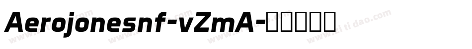Aerojonesnf-vZmA字体转换