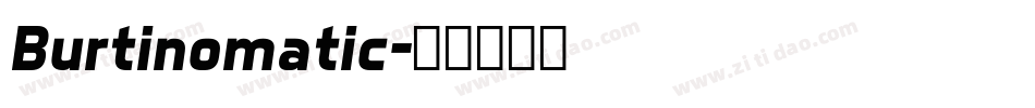 Burtinomatic字体转换