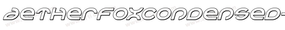 AetherfoxCondensed-KrXy字体转换