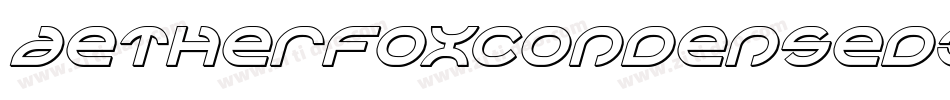 AetherfoxCondensedItalic-2oxd字体转换