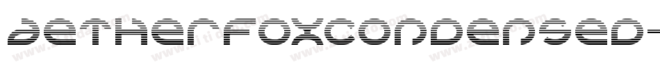 AetherfoxCondensed-KrXy字体转换