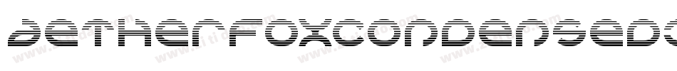 AetherfoxCondensedItalic-2oxd字体转换