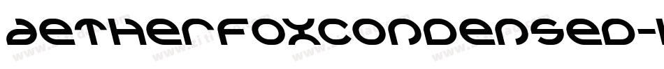 AetherfoxCondensed-KrXy字体转换