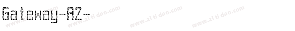 Gateway-A2字体转换