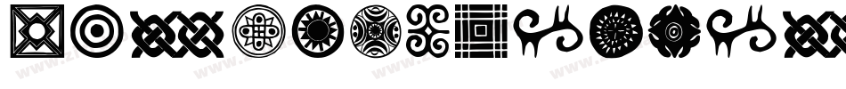 AfricanCulture-J17a字体转换