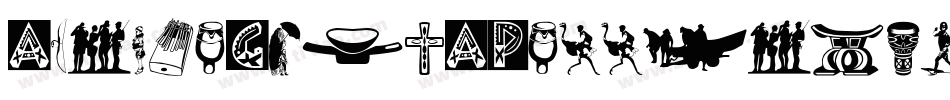 AfrikaGoldAPatterns-6RAq字体转换