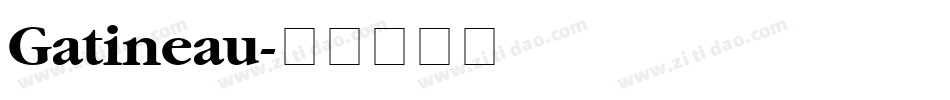 Gatineau字体转换